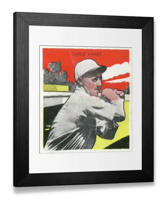 Framed Print : Gum Card Of Chick Hafey Framed Print : Gum Card Of Chick Hafey