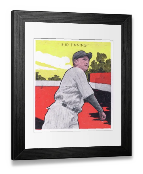Framed Print : Gum Card Of Bud Tinning Framed Print : Gum Card Of Bud Tinning