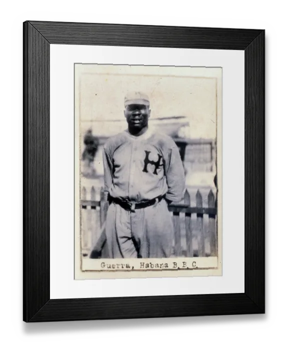 Framed Print : Cigarette Card Of Juan Guerra Framed Print : Cigarette Card Of Juan Guerra