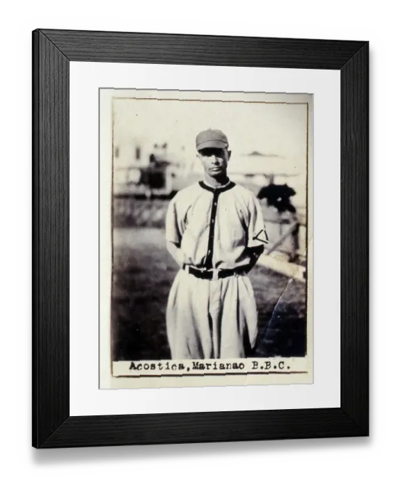 Framed Print : Cigarette Card Of Jose Acosta Framed Print : Cigarette Card Of Jose Acosta