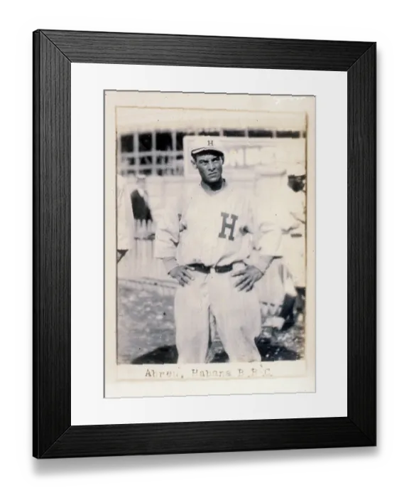 Framed Print : Cigarette Card Of Eufemio Abreu Framed Print : Cigarette Card Of Eufemio Abreu
