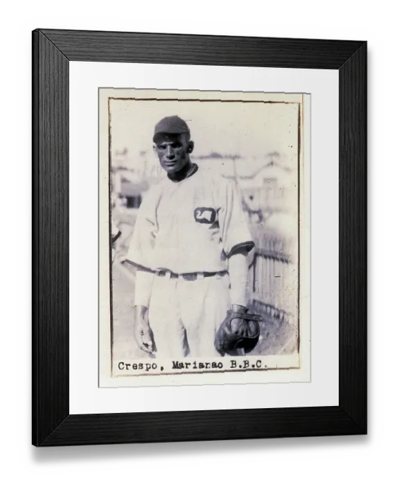 Framed Print : Cigarette Card Of Rogelio Crespo Framed Print : Cigarette Card Of Rogelio Crespo
