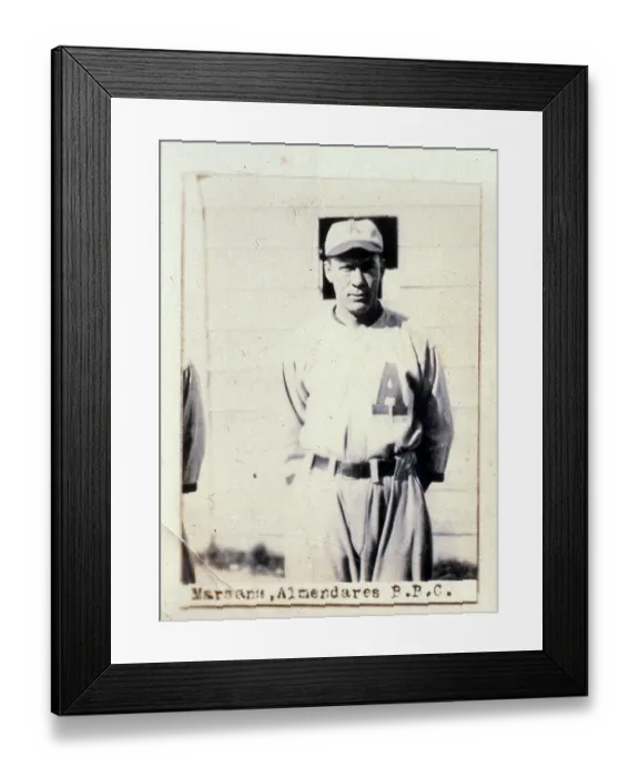 Framed Print : Cigarette Card Of Armando Marsans