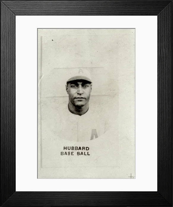 Framed Print : Cigarette Card Of Jess Hubbard