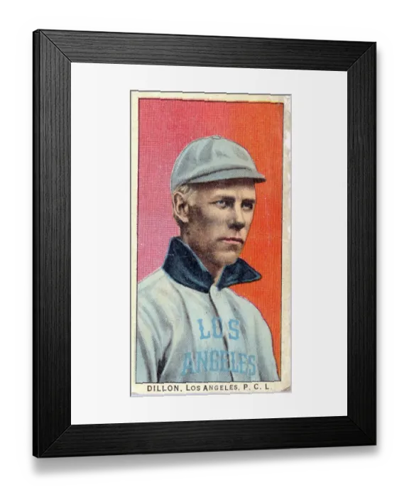Framed Print : Frank Dillon Baseball Card Framed Print : Frank Dillon Baseball Card