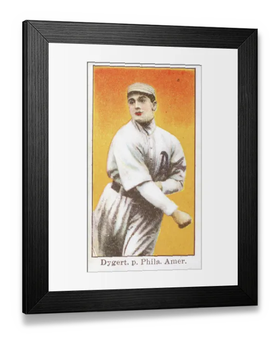 Framed Print : Jimmy Dygert Baseball Card Framed Print : Jimmy Dygert Baseball Card