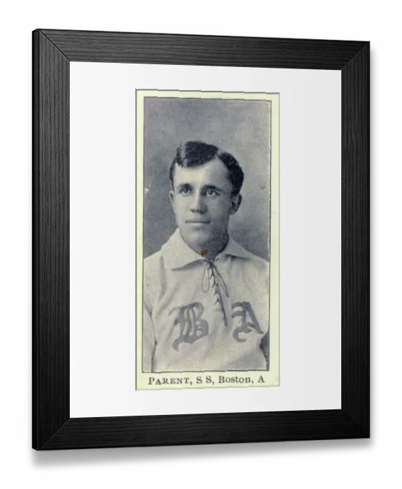 Framed Print : Freddy Parent Baseball Card Framed Print : Freddy Parent Baseball Card