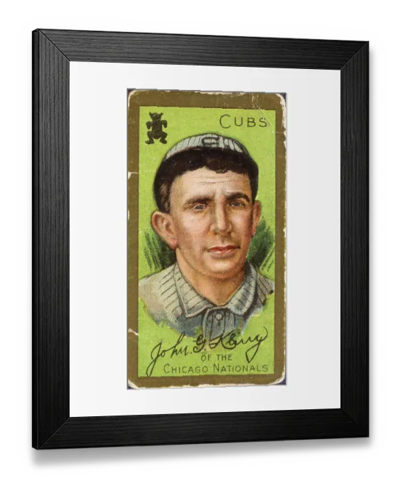 Framed Print : Johnny Kling Tobacco Card Framed Print : Johnny Kling Tobacco Card