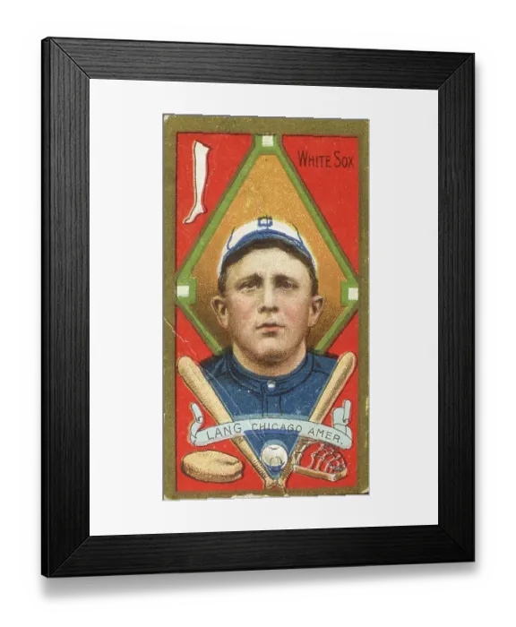 Framed Print : Frank Lange Cigarette Card Framed Print : Frank Lange Cigarette Card
