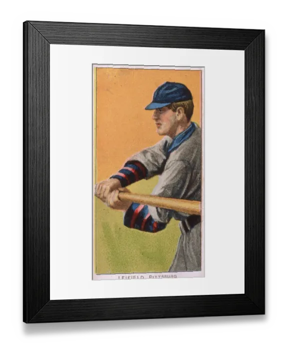 Framed Print : Lefty Leifield Tobacco Card Framed Print : Lefty Leifield Tobacco Card