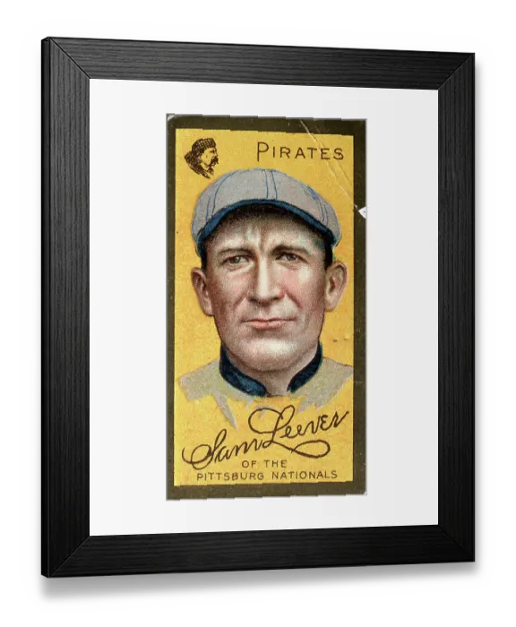 Framed Print : Sam Leever Cigarette Card Framed Print : Sam Leever Cigarette Card