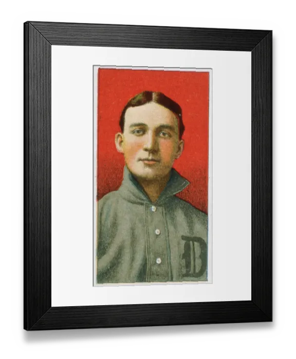 Framed Print : Davy Jones Baseball Card Framed Print : Davy Jones Baseball Card