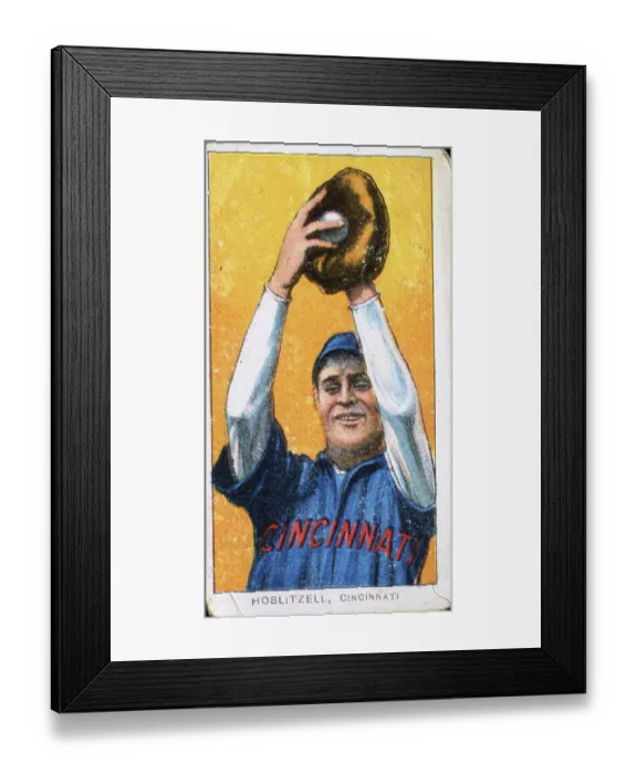 Framed Print : Dick Hoblitzel Baseball Card Framed Print : Dick Hoblitzel Baseball Card