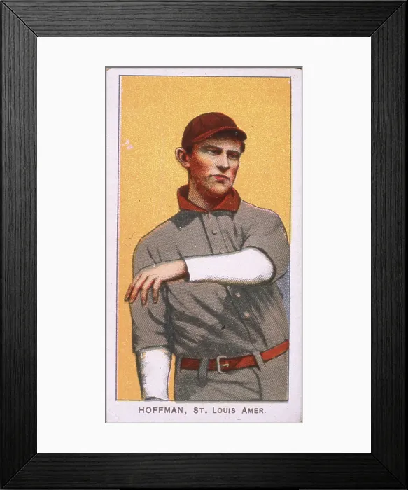 Framed Print : Danny Hoffman Baseball Card Framed Print : Danny Hoffman Baseball Card