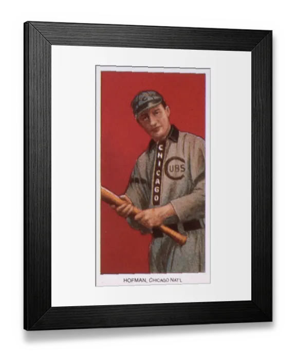 Framed Print : Solly Hofman Baseball Card Framed Print : Solly Hofman Baseball Card