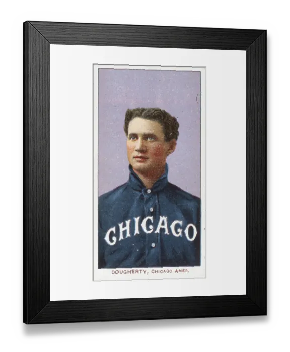 Framed Print : Patsy Dougherty Baseball Card Framed Print : Patsy Dougherty Baseball Card