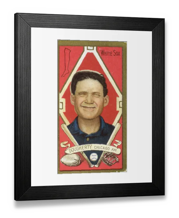 Framed Print : Patsy Dougherty Baseball Card Framed Print : Patsy Dougherty Baseball Card