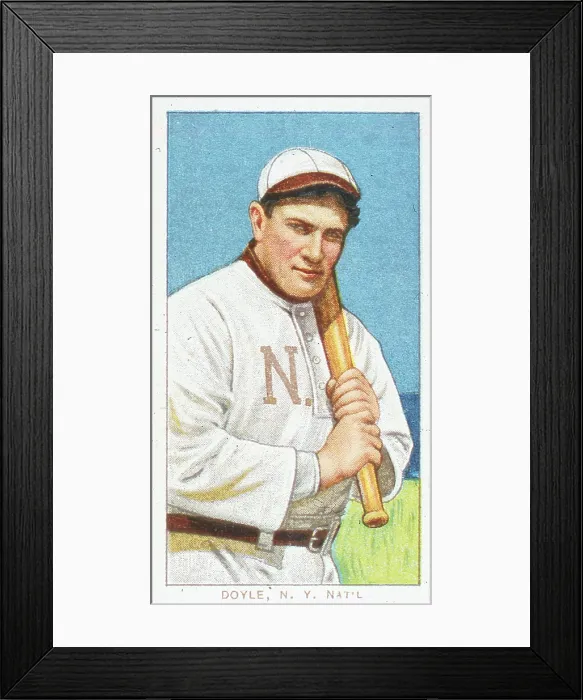 Framed Print : Larry Doyle Baseball Card Framed Print : Larry Doyle Baseball Card