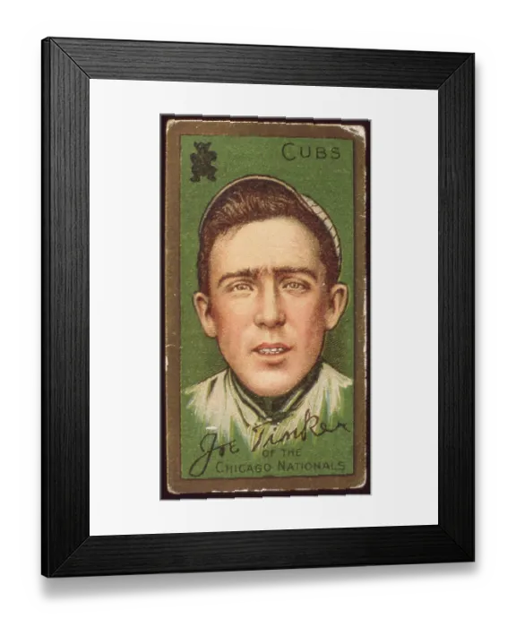 Framed Print : Joe Tinker Baseball Card Framed Print : Joe Tinker Baseball Card