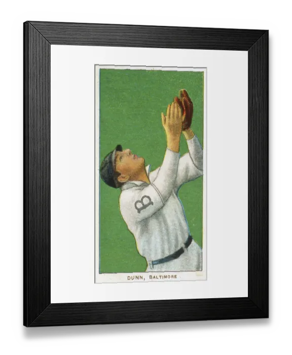 Framed Print : Jack Dunn Baseball Card Framed Print : Jack Dunn Baseball Card