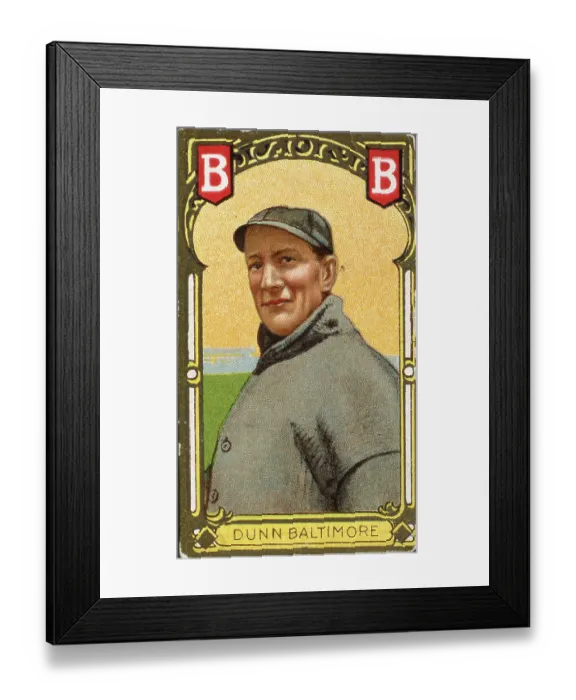 Framed Print : Jack Dunn Baseball Card Framed Print : Jack Dunn Baseball Card