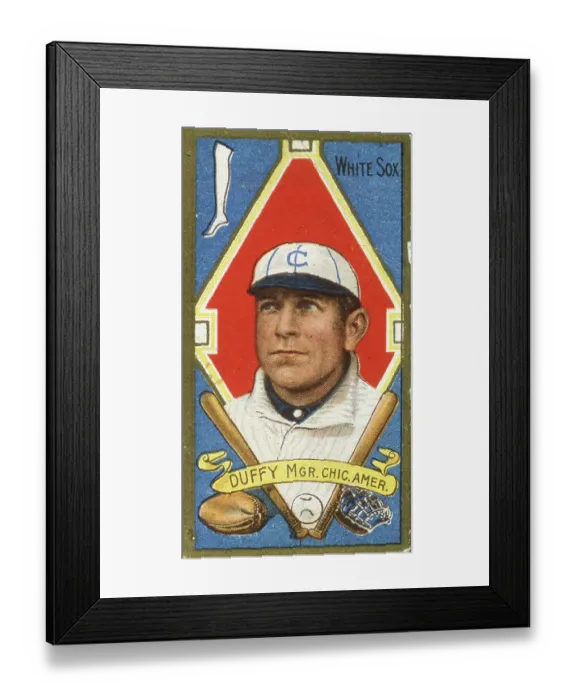 Framed Print : Hugh Duffy Baseball Card Framed Print : Hugh Duffy Baseball Card