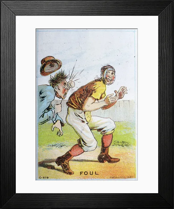 Framed Print : Foul Trade Card Framed Print : Foul Trade Card