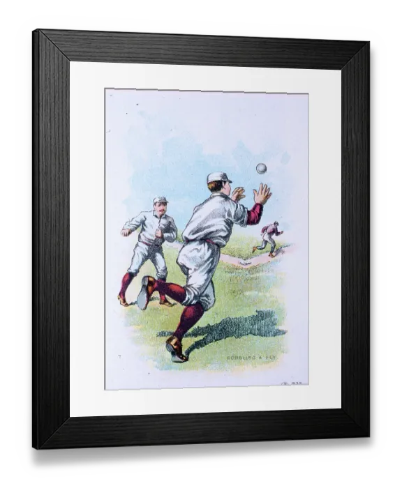Framed Print : Gobbling A Fly Trade Card Framed Print : Gobbling A Fly Trade Card