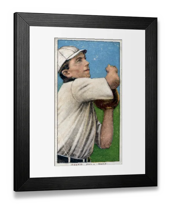 Framed Print : Home Run Baker Baseball Card Framed Print : Home Run Baker Baseball Card