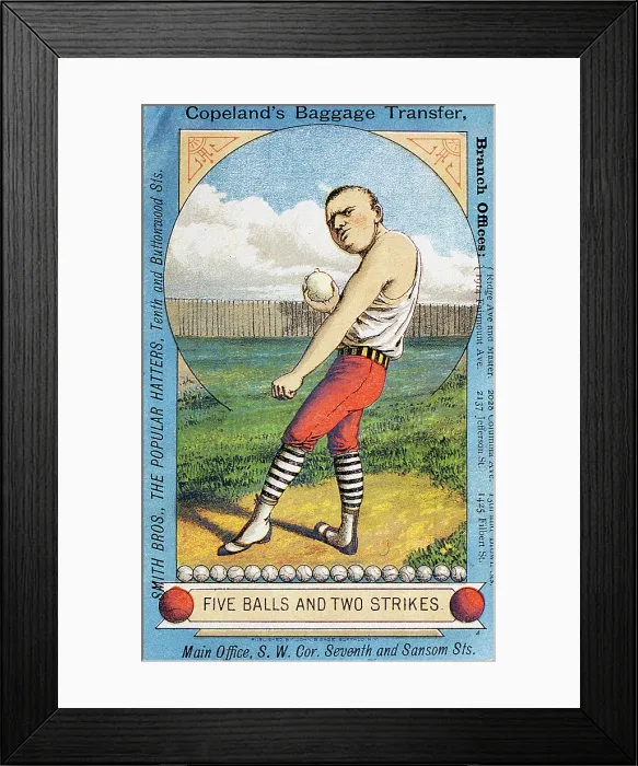 Framed Print : Five Balls And Two Strikes Framed Print : Five Balls And Two Strikes
