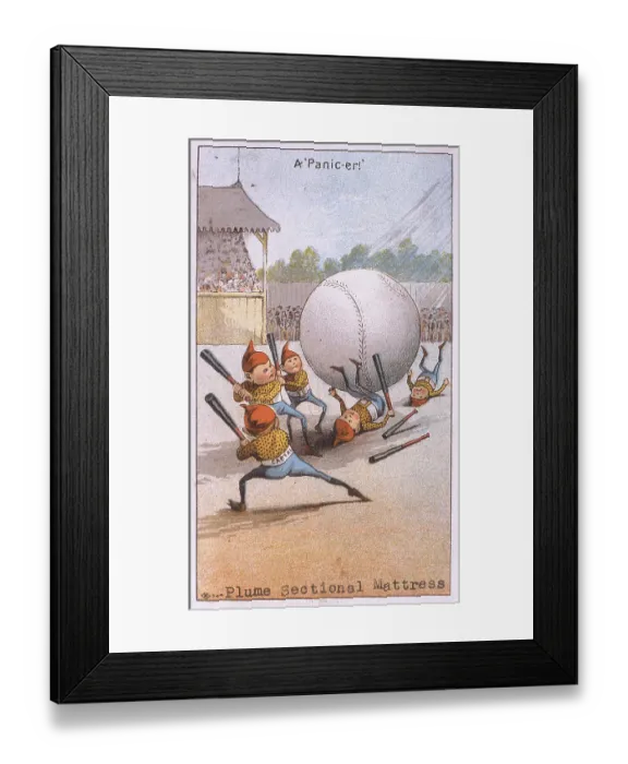 Framed Print : A Panic-er! Trade Card Framed Print : A Panic-er! Trade Card