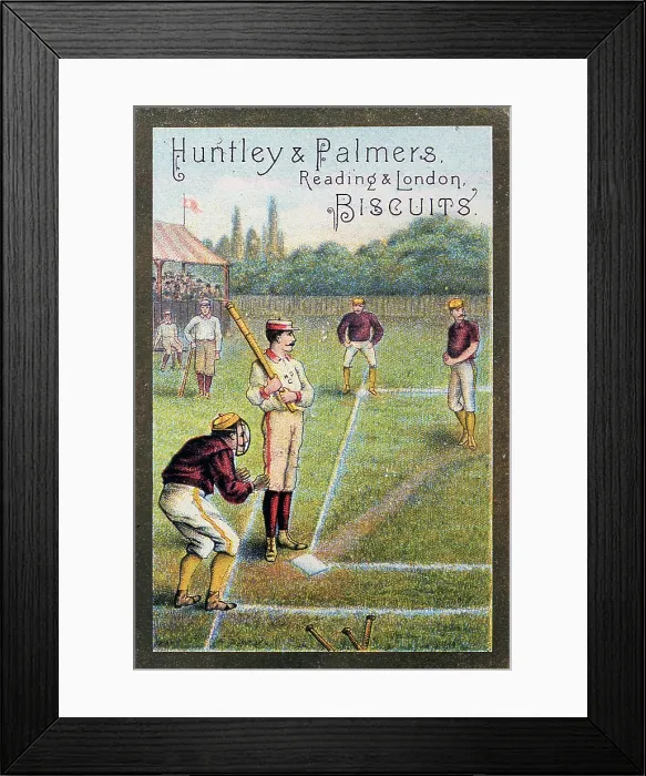 Framed Print : Biscuits Advertised With Baseball Framed Print : Biscuits Advertised With Baseball