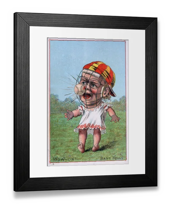 Framed Print : Wow-Ow! Baby Kelly Framed Print : Wow-Ow! Baby Kelly