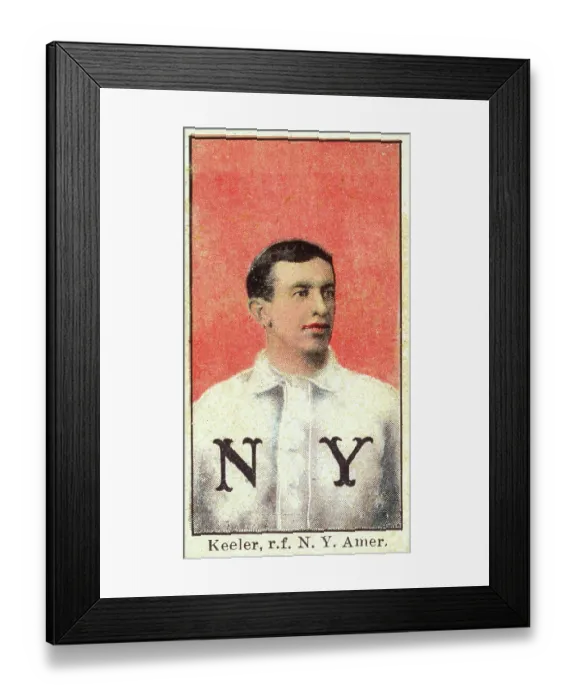 Framed Print : Willie Keeler Candy Card Framed Print : Willie Keeler Candy Card