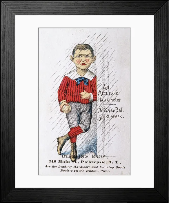 Framed Print : No Baseball For a Week VTC Framed Print : No Baseball For a Week VTC