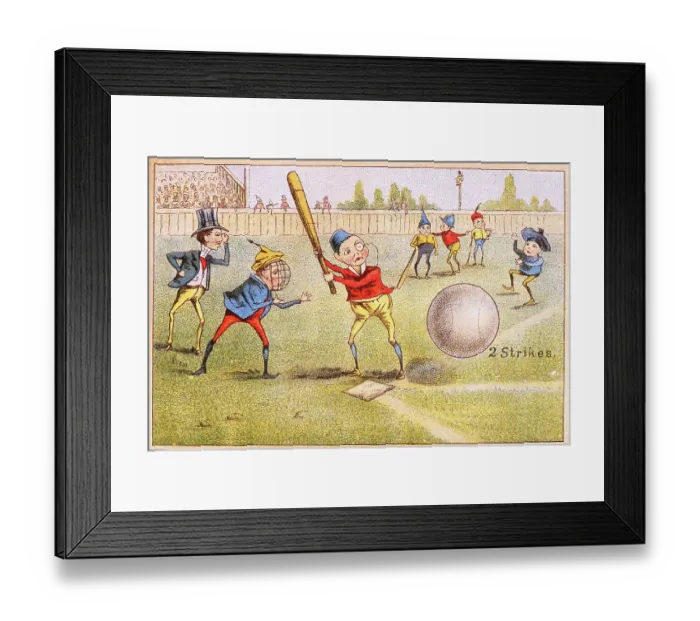 Framed Print : Brownie Two Strikes VTC Framed Print : Brownie Two Strikes VTC