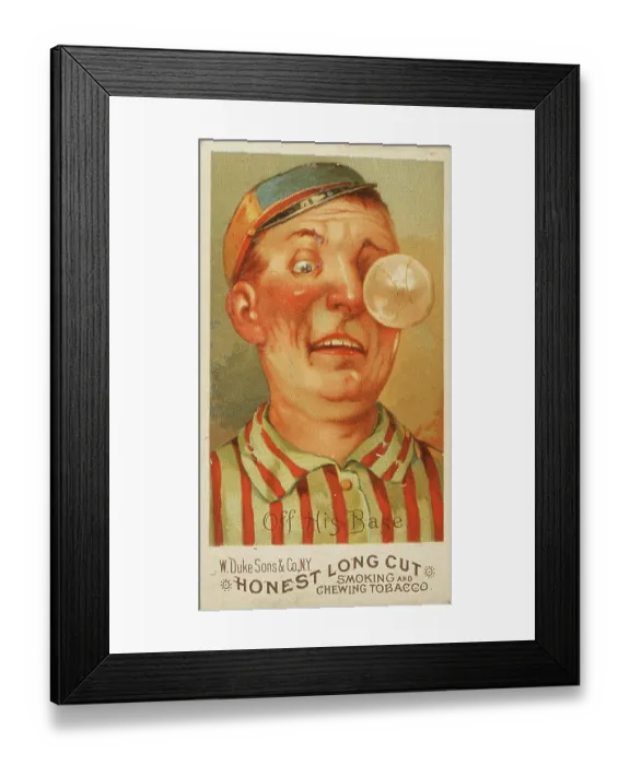 Framed Print : Off His Base VTC Framed Print : Off His Base VTC