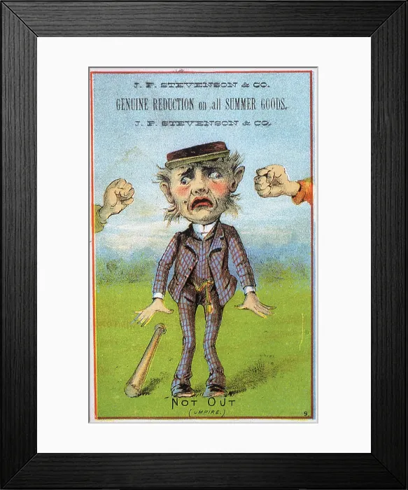 Framed Print : Not Out VTC Framed Print : Not Out VTC