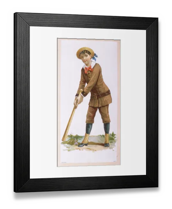 Framed Print : Schoolboy Ballplayer VTC Framed Print : Schoolboy Ballplayer VTC