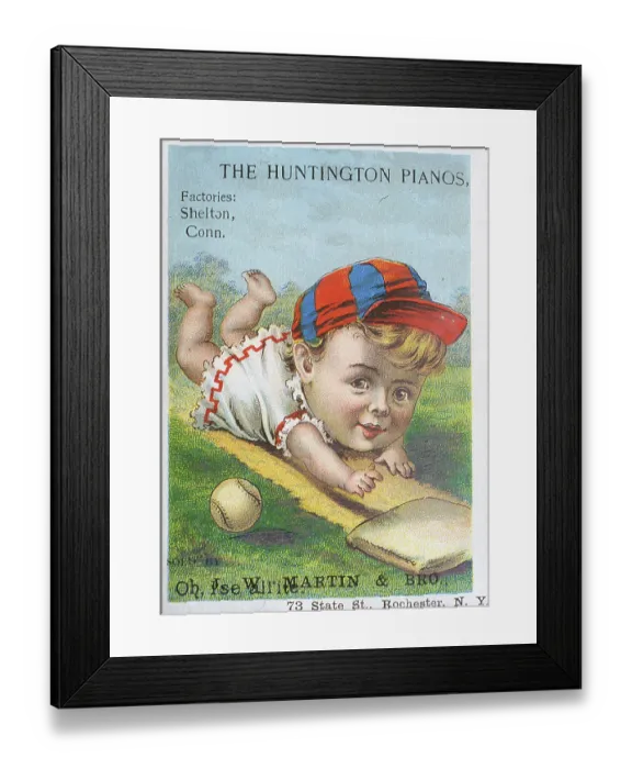 Framed Print : Baseball Baby Framed Print : Baseball Baby