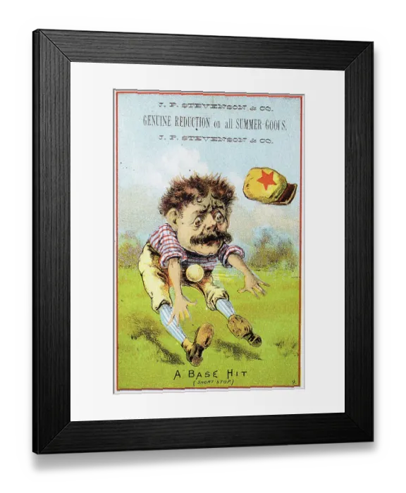 Framed Print : Base Hit VTC Framed Print : Base Hit VTC