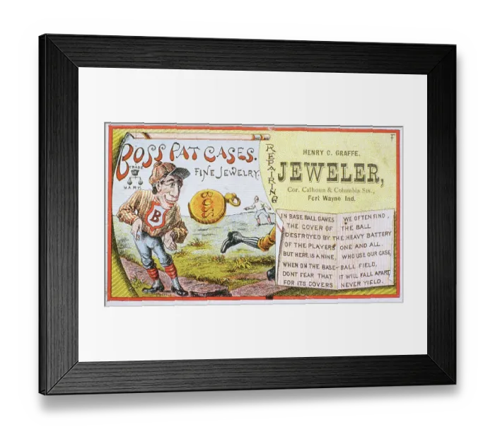 Framed Print : Boss Pat Case Baseball VTC Framed Print : Boss Pat Case Baseball VTC