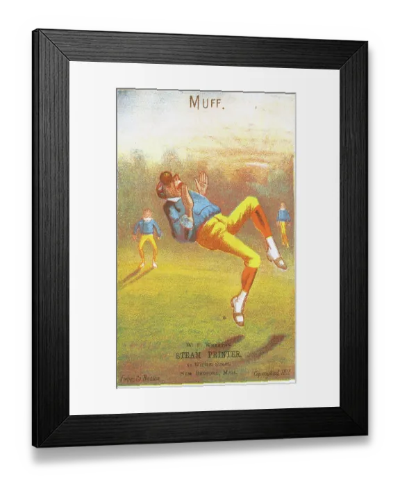 Framed Print : 1878 Muff VTC Framed Print : 1878 Muff VTC