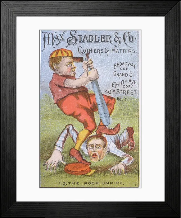 Framed Print : Poor Umpire VTC Framed Print : Poor Umpire VTC