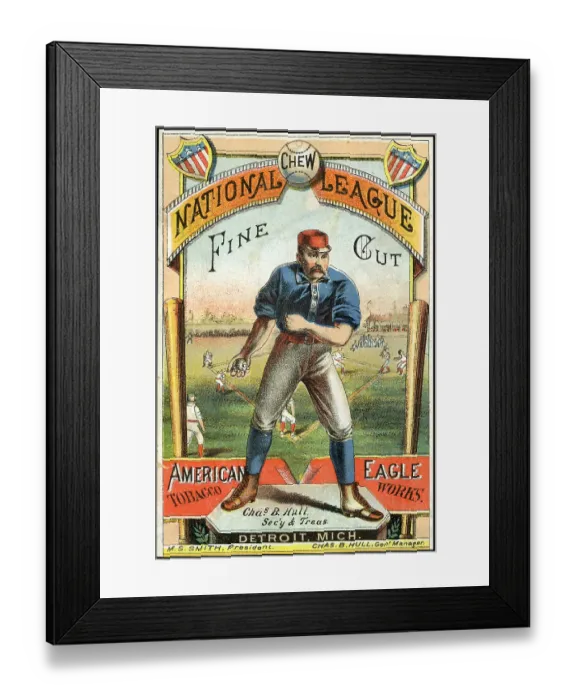 Framed Print : National League Fine Cut Framed Print : National League Fine Cut