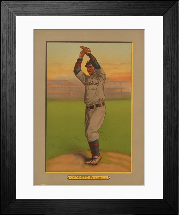 Framed Print : Baseball Card Titled Camnitz - Pittsburg