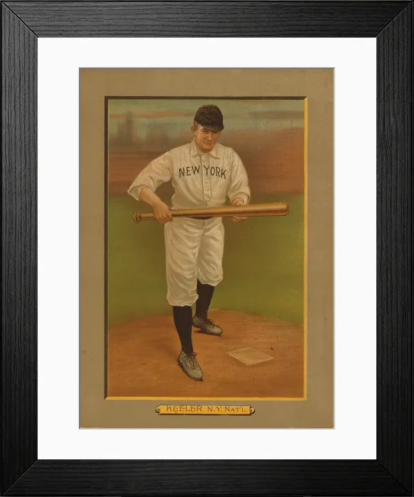 Framed Print : Baseball Card Titled Keeler - N.Y. Nat'l Framed Print : Baseball Card Titled Keeler - N.Y. Nat'l