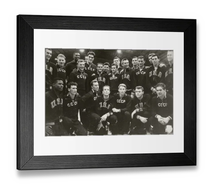 Framed Print : 1956 Summer Olympics - Men's Basketball