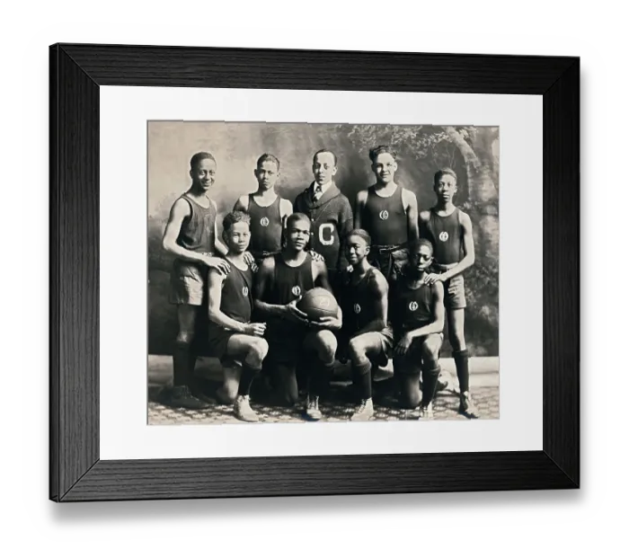 Framed Print : EJ Hooper Basketball Team Framed Print : EJ Hooper Basketball Team