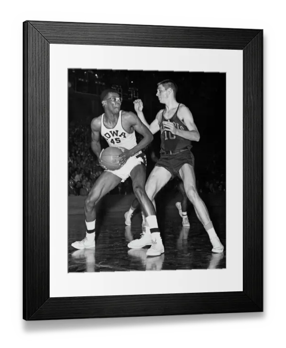 Framed Print : Iowa Hawkeyes V Illinois Fighting Illini, 1959